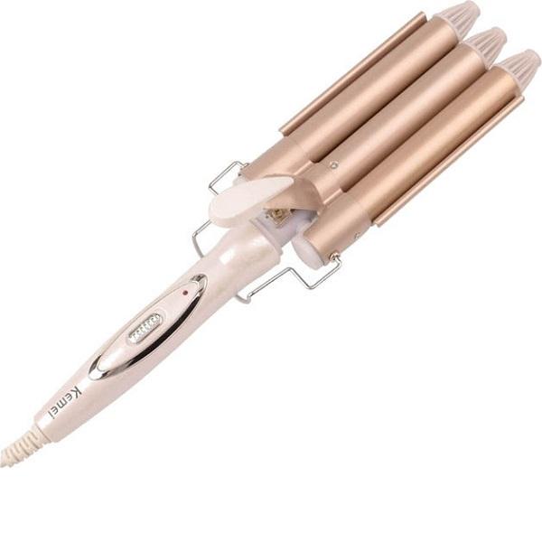 Kemei Ψαλίδι Μαλλιών για Κυματιστά Μαλλιά 45W Rose Gold KM-1010